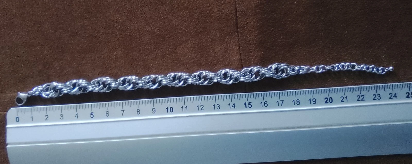 Pulsera unisex de cadena entrelazada – photo 5